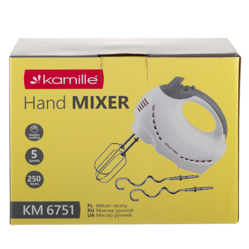 Міксер ручний 250W 6751 KAMILLE Житомир - изображение 9