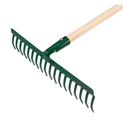 Грабли Verto 18 зубців, ширина 47см, 140см, 1.3кг (15G058) Винница