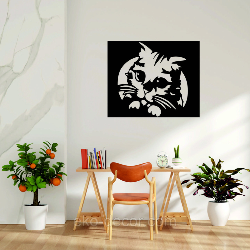 Декоративное настенное Панно «Кот», Декор на стену Киев - изображение 2