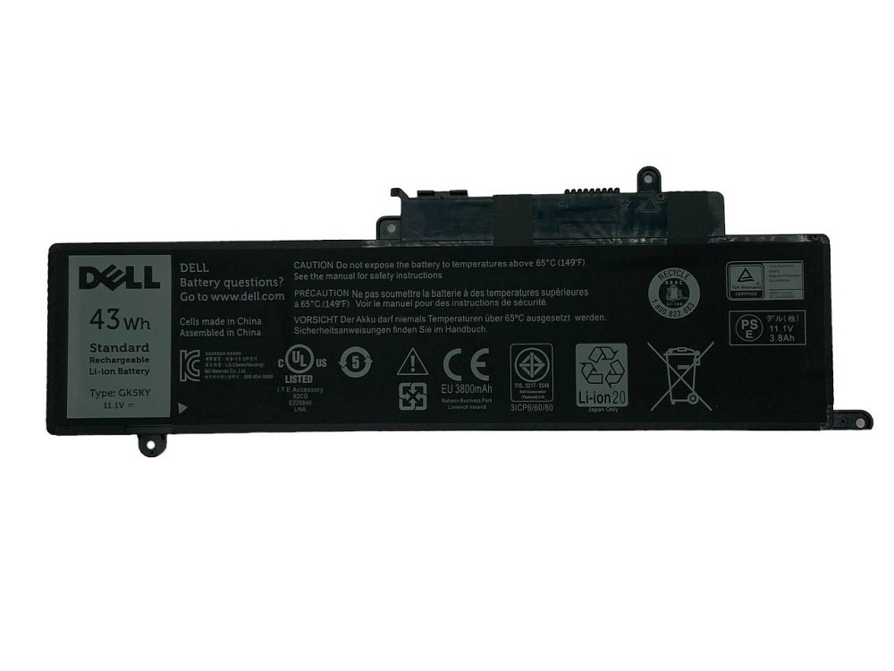 Аккумулятор для ноутбука Dell GK5KY Inspiron 11 (3147) 11.1V Black 3800mAh Orig Вінниця - фото 1