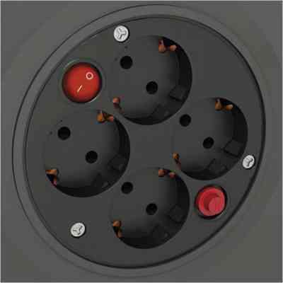 Мережевий подовжувач EMOS катушка 4 роз., 25 м (P092251) Вінниця