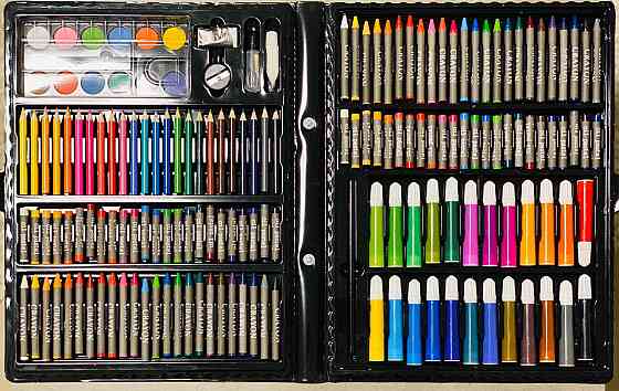 Акція! Великий набір для малювання на 168 предметів, Набір для дитячої творчості та креативу Кам'янець-Подільський