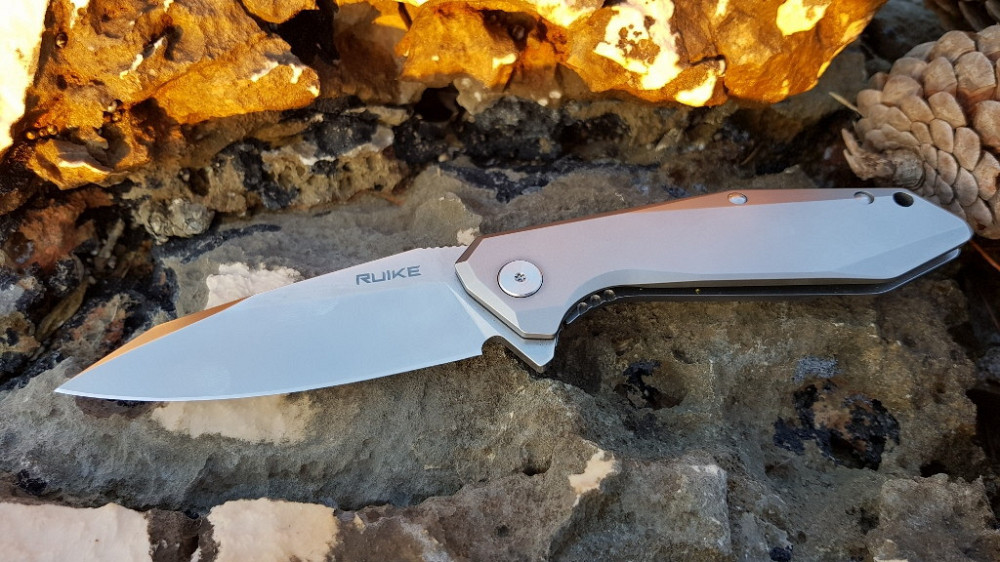 Ніж складаний туристичний Ruike P135-SF, (9.2 см) 14C28N / steel 420 сірий Київ - фото 10