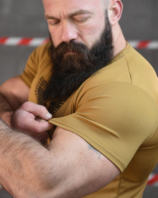 Тактична вологовідвідна футболка SABUR дшв кайот ВТ6734 Одеса - фото 5