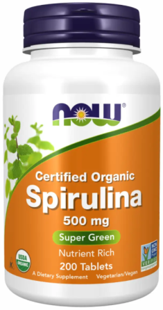 Спирулина Now Foods Spirulina 500 mg 200 таб Киев