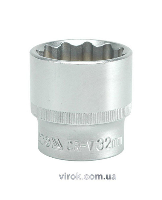 Головка торцева дванадцятигранна YATO 1/2