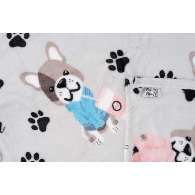 Плед Ardesto Flannel бульдоги 160х200 см (ART0112PB) Винница - изображение 5