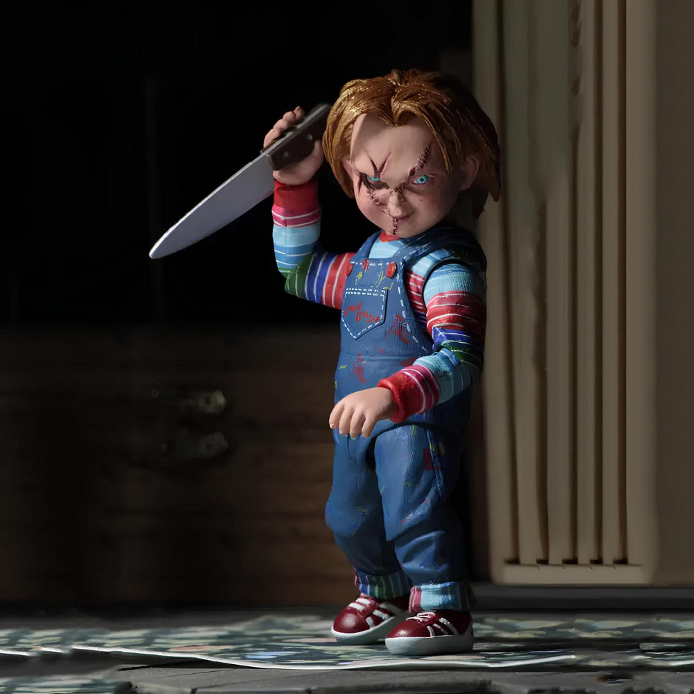 NECA Лялька Чакі. Фігурка із фільму Чакі. Іграшка Chucky. Чаки із змінними аксесуарами 10 см Київ - фото 1
