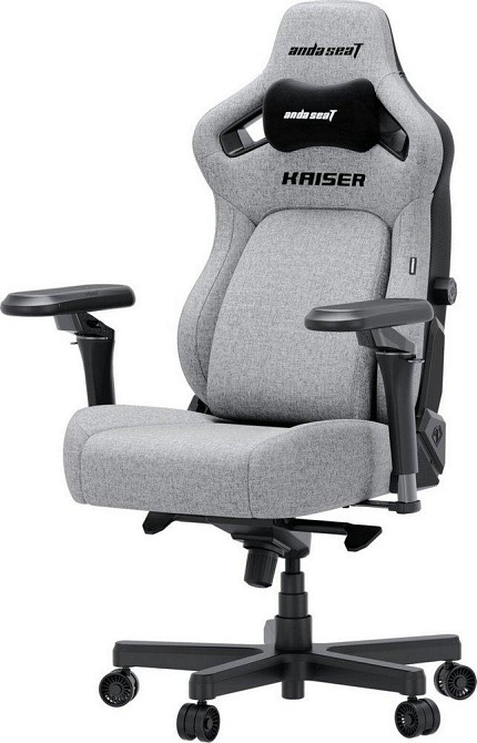Крісло для геймерів Anda Seat Kaiser 4 V2 Size XL PVC Gray Fabric (AD12YDDC-XLL-20-G-CF-03) ( 21333 ) Харків - фото 1