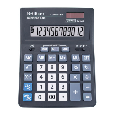 Калькулятор Brilliant CDB1201-BK Вінниця - фото 1
