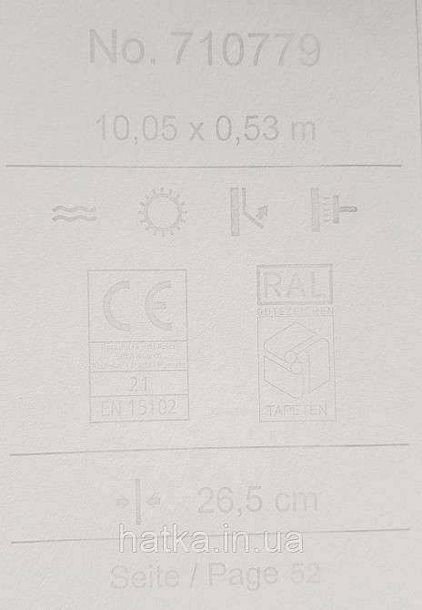 Шпалери флізелінові еко Rasch Sophia 0.53х10 прованс рослинний принт квіти листя маленькі срібло на білому Київ - фото 3