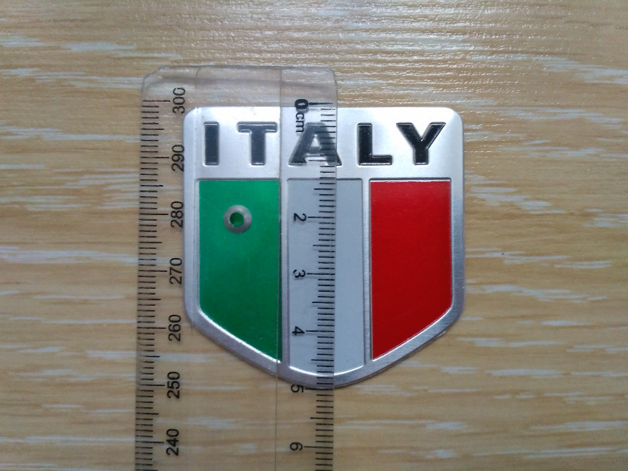 Наклейка на авто или мото Флаг №6 Италии Алюминие Киев - изображение 8