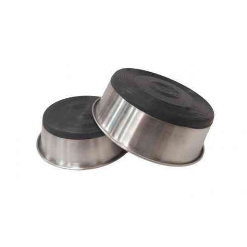 Миска SWI металлическая с резиновым основанием, 11 см Винница