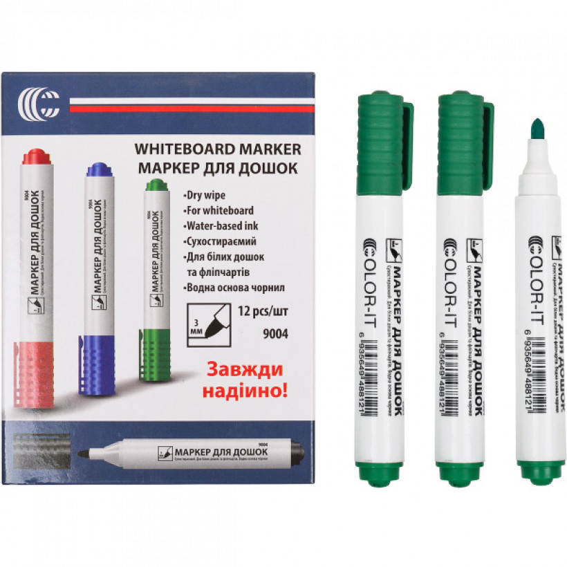 Зеленый маркер для рисования 9004 для доски Винница - изображение 1