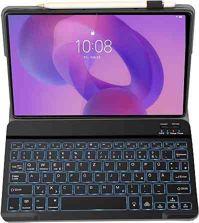 Чехол с клавиатурой и подсветкой для Lenovo Tab M11 11 дюймов 2024 (TB330FU/TB330XU) Днепр