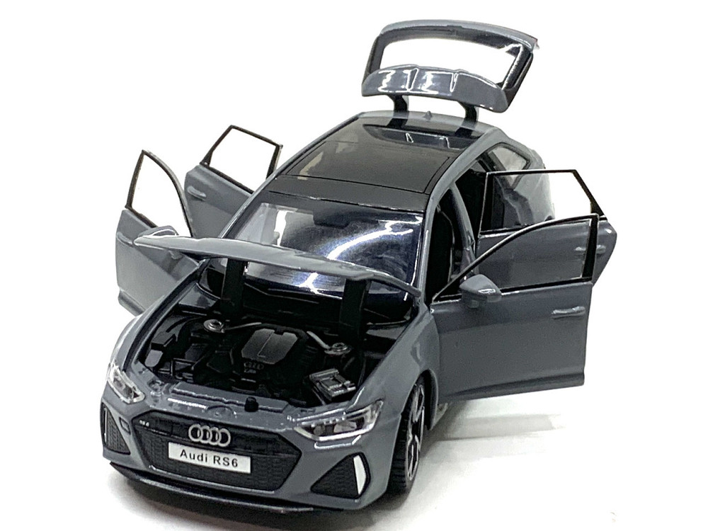 Машина TK Union Group Audi A6 металопластик 1:32 звук світло інерція Сіра (ТК-10206) Чернігів - фото 9