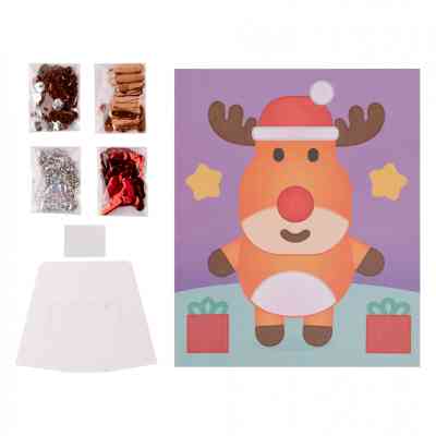 Набор для творчества 1 вересня Оленёнок Аппликация фигурными пайетками (954536) Винница