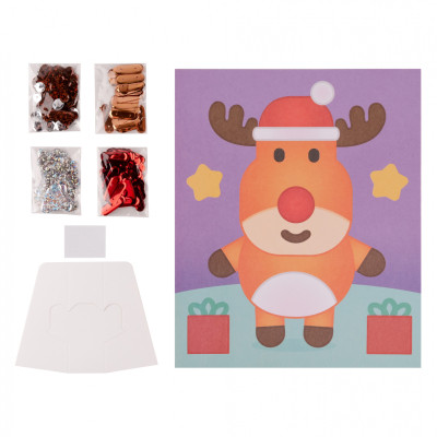 Набор для творчества 1 вересня Оленёнок Аппликация фигурными пайетками (954536) Винница - изображение 2