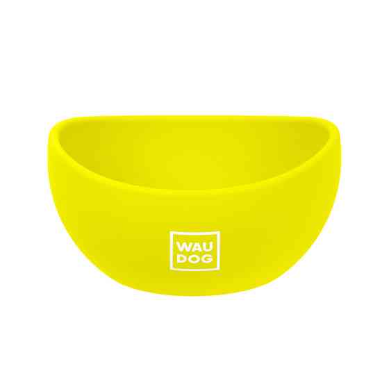Миска WAUDOG Silicone, 250 мл желтый Винница