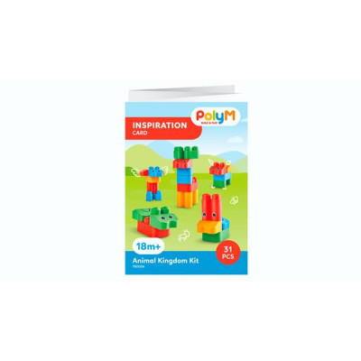 Конструктор PolyM Царство зверушек 31 деталей (760004) Винница - изображение 2