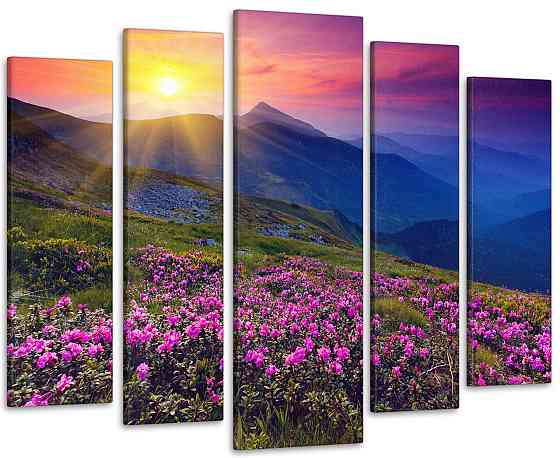 Модульная картина Природа Горы Art-60_5 105x150 см Киев