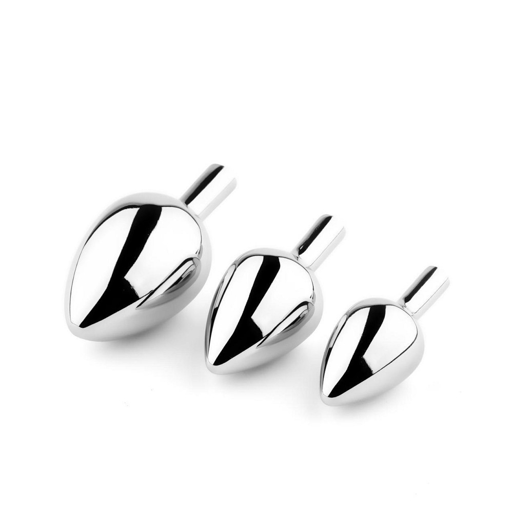 Анальная пробка со сменными элементами – Jewellery Metal Anal Plug No. 4 Sex Aura Киев - изображение 6