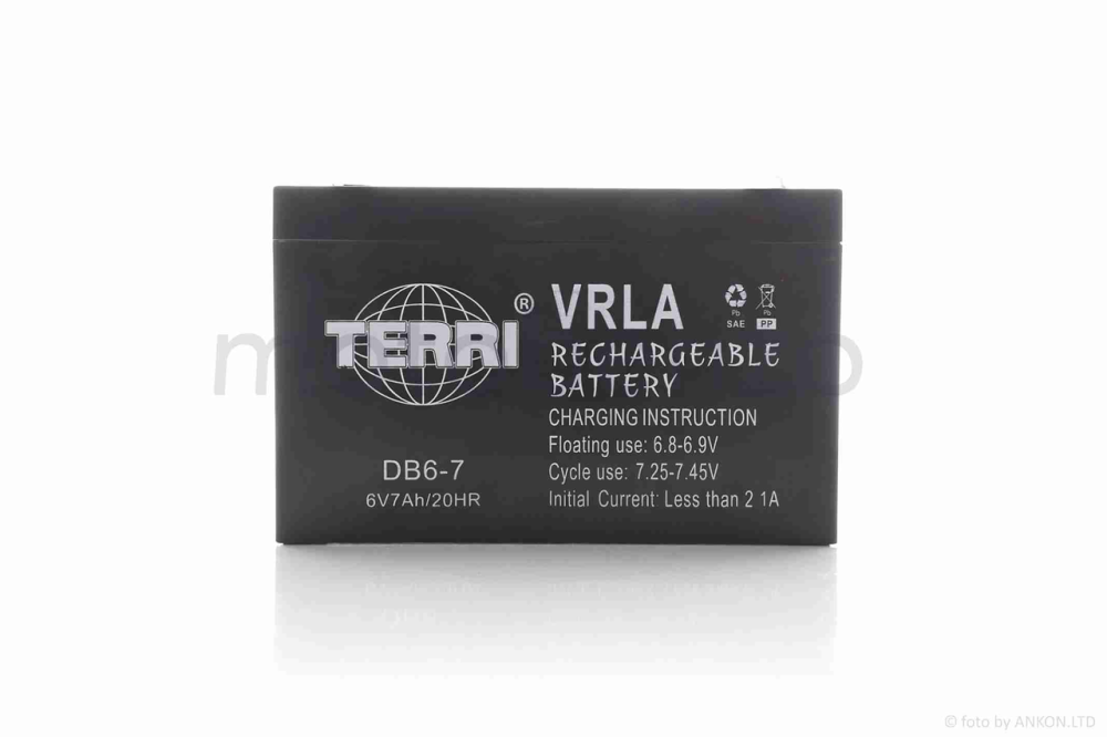 Акумулятор 6V 7A AGM 150-35-95mm Мукачево - изображение 1