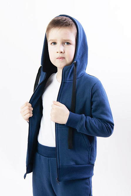 Толстовка дитяча, бордова, синя, темно-синя, гірчичний топ Крохатушка одяг Київ - фото 7