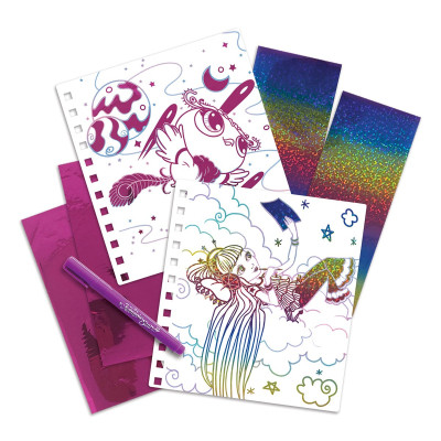 Набор для творчества Nebulous Stars Скетчбук Фантазийное искусство из фольги (11025) Винница - изображение 5