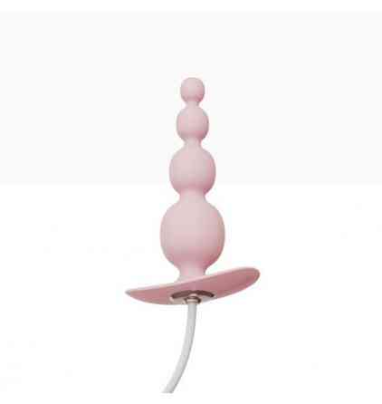 Анальный плаг с вибрацией Qingnan No.8 Mini Vibrating Anal Beads PINK Sex Aura Киев