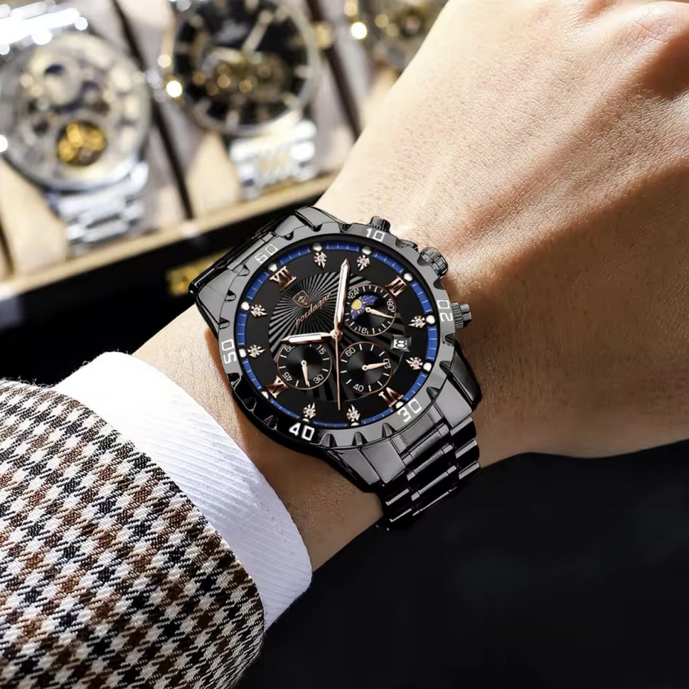 Часы мужские наручные Poedagar Extra Черный Винница - изображение 4