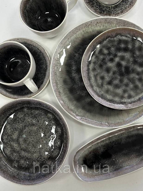 Салатник Olens 20*5.5cm "Інтерстелар" кераміка кругла для дому та ресторану Київ - фото 2