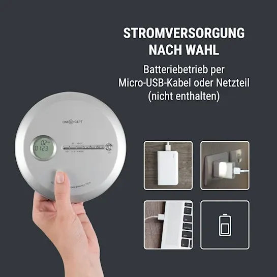 Портативный CD плеер OneConcept CDC 100 Discman MP3-CD ЖК-дисплей Германия Днепр