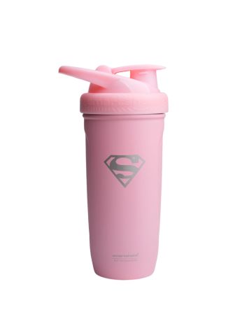 Шейкер спортивний SmartShake Reforce 900ml Supergirl Pink Киев
