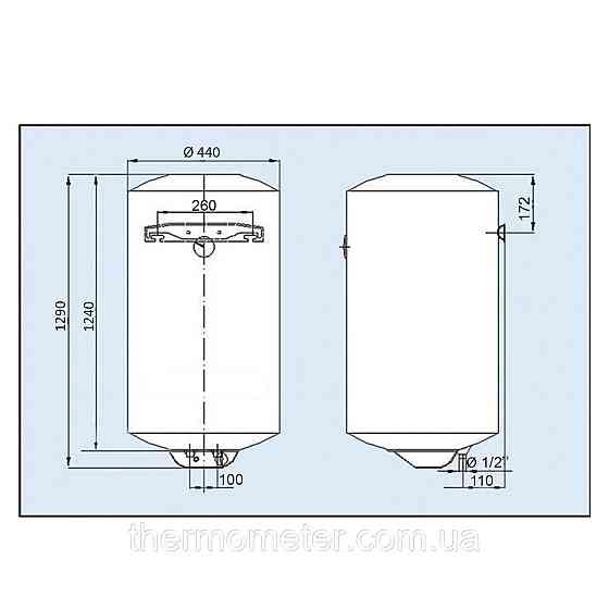 Водонагреватель LEOV LV Dry 150 l сухой тэн Киев