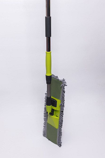 Household Швабра з телескопічною ручкою та насадкою з мікрофібри для миття підлоги, плитки, лам Киев - изображение 6