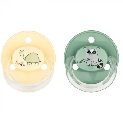 Пустышка Baby-Nova RaccoonTurtle Uni 2 шт (3962099) Винница - изображение 1