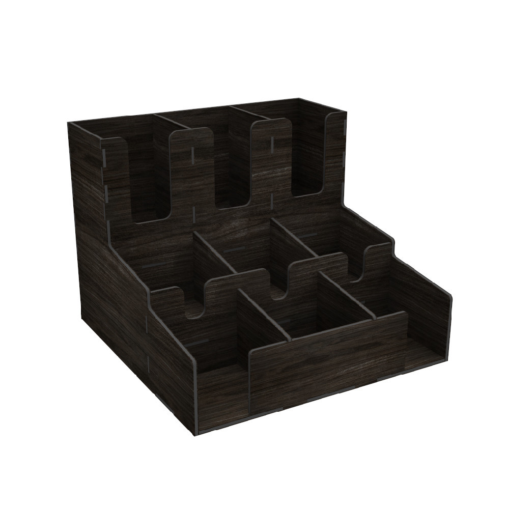 Барный органайзер EKOSTAR венге 320х320х250 Киев - изображение 2