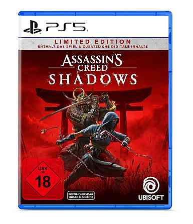 Гра Assassin's Creed Shadows Limited Edition PS5 німецька ексклюзив Amazon обмежене видання DLC Sekiryuu Pack Київ