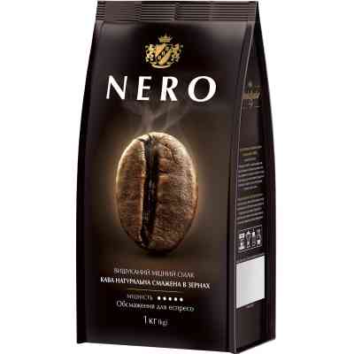 Кофе Ambassador в зернах 1000г пакет, "Nero" (am.52309) Винница