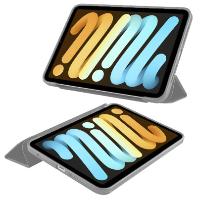 Чехол для планшета BeCover Tri Fold Hard TPU Apple iPad Mini 7 2024 Gray (712446) Винница - изображение 5