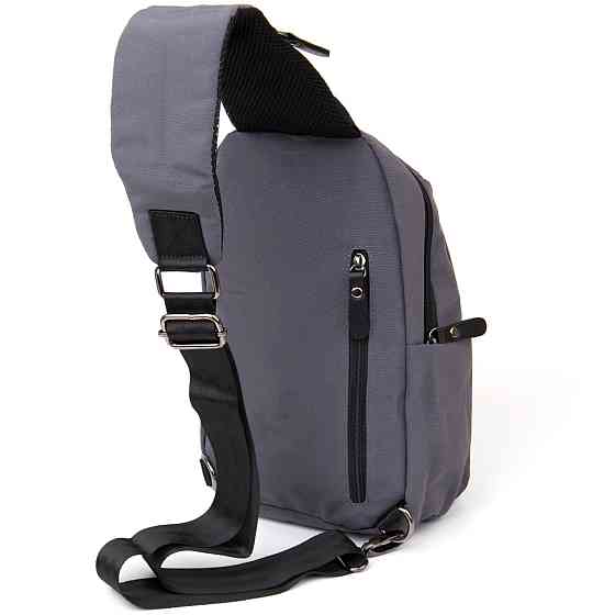 Сумка через плечо нейлон Vintage 20630 Серая Киев