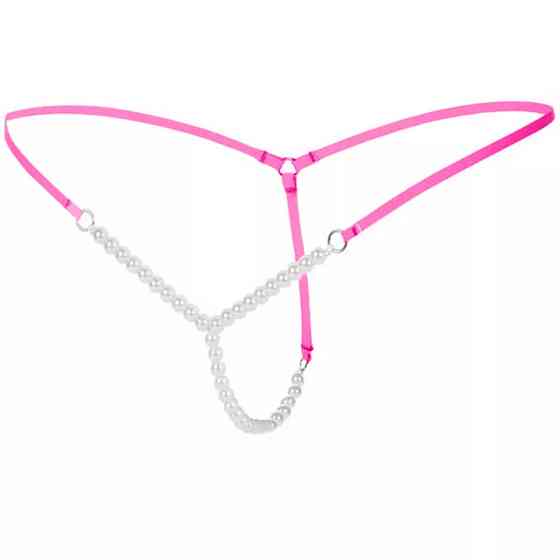 Стрінги з бусами універсальний рожевий Київ
