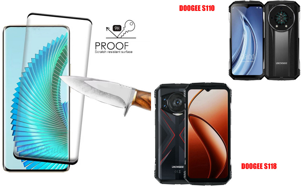 Захисне скло HyperGlass Pro для DOOGEE S110, DOOGEE S118 – максимальна чутливість та захист Київ - фото 2