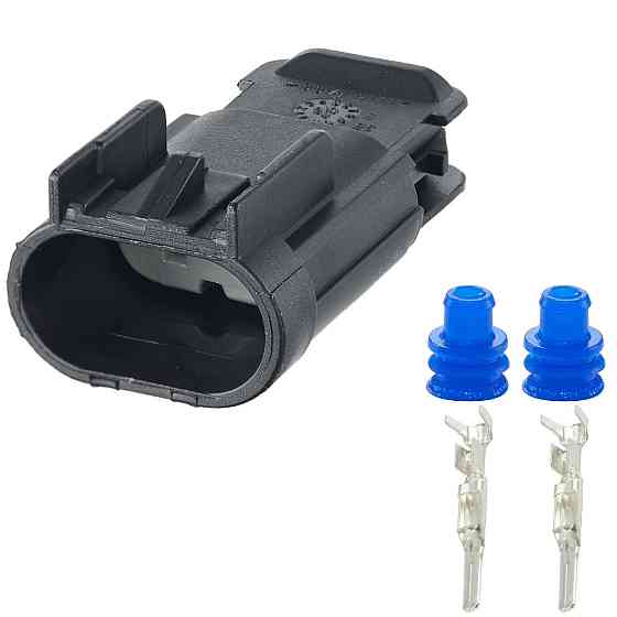 Роз'єм конектор 2-кон., 15326678, 13518847, APTIV (Delphi) Америка, Корея, Японія, Buick, Cadillac, Chevrolet, Daewoo, GMC 40258 Київ