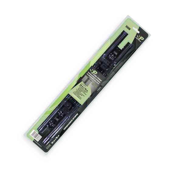 Шторка рулонна 2шт х 55х45см чорна steel power сонцезахисна Мукачево