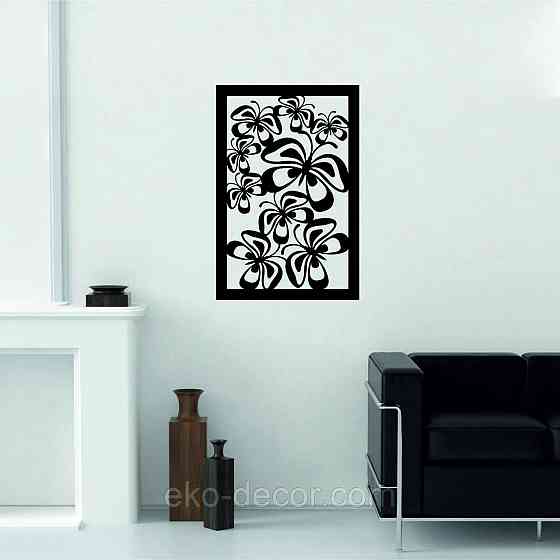 Декоративне настінне 3D Панно «Метелики» Декор на стіну з об'ємом Київ