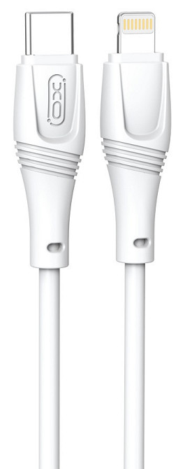 Кабель XO NBQ239A Zeus Series High Elastic Type-C to Lightning - 27W - 1m White (6976047) Київ - фото 1