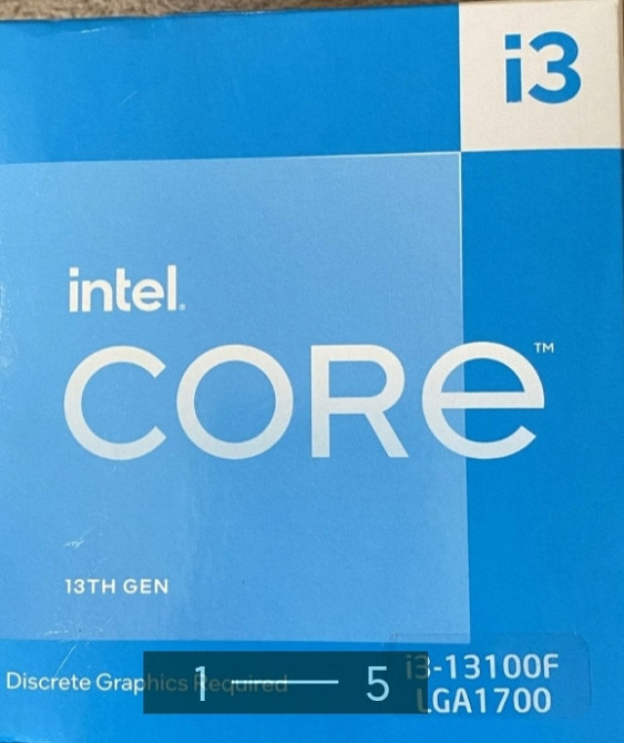 Процесор: Intel Core i3 13100F. Київ - фото 1