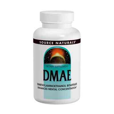 Амінокислота Source Naturals DMAE (діметіламіноетанол) 351мг, 200 капсул (SNS-01583) Вінниця